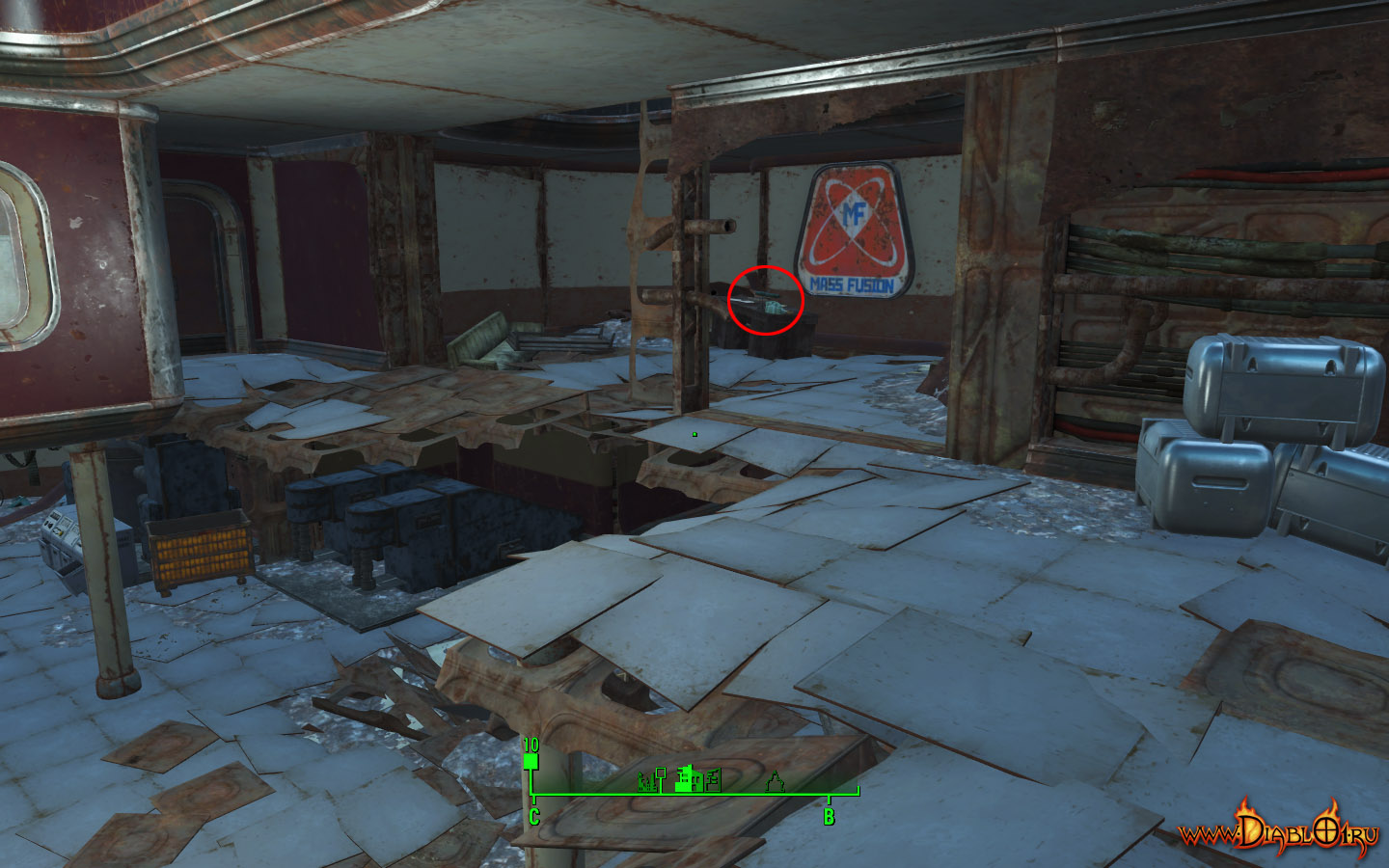 Fallout 4 масс фьюжн где находится пропуск фото 34